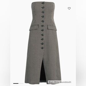 Favorite Daughter Monochrome Houndstooth Dress